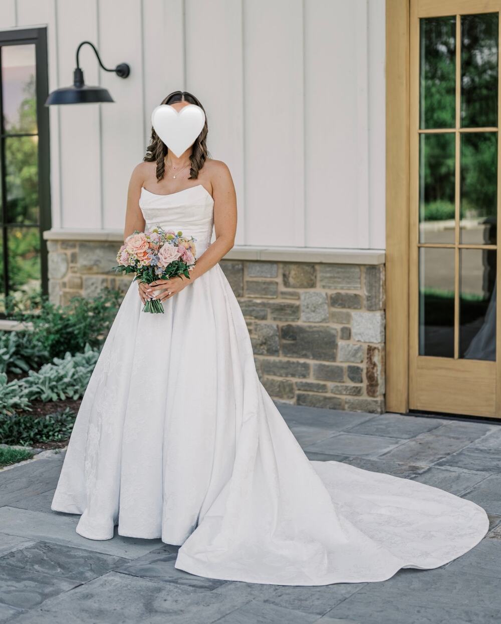 Mikaella Bridal Jacquard Wedding Dress Style M2536 Women Size 6